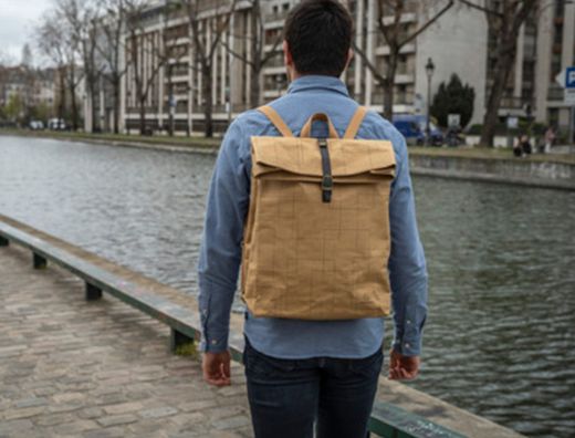 Mochila exacompta eterneco cuero imitacion vegetal 360x100x450 mm