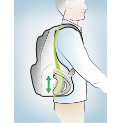 Mochila Kensington Contour Backpack 15,6", negro