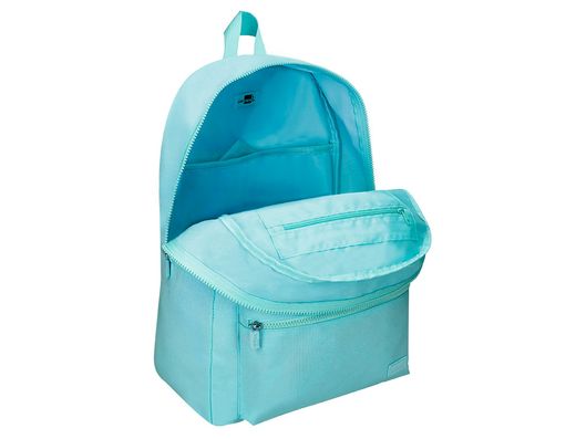 Mochila liderpapel core con compartimento lateral elastico turquesa 15 l 400x125x300 mm