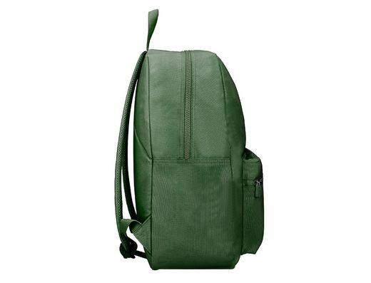 Mochila liderpapel core con compartimento lateral elastico verde militar 15 l 400x125x300 mm