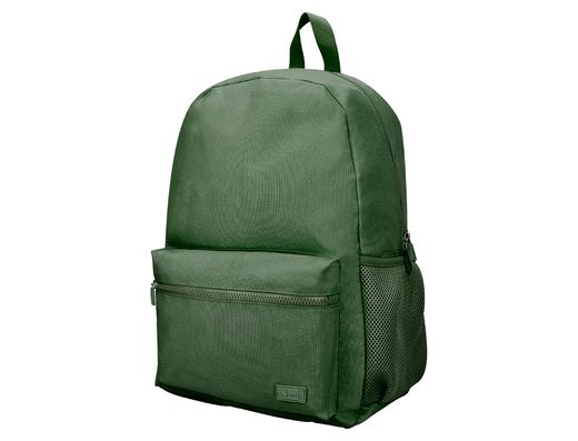 Mochila liderpapel core con compartimento lateral elastico verde militar 15 l 400x125x300 mm