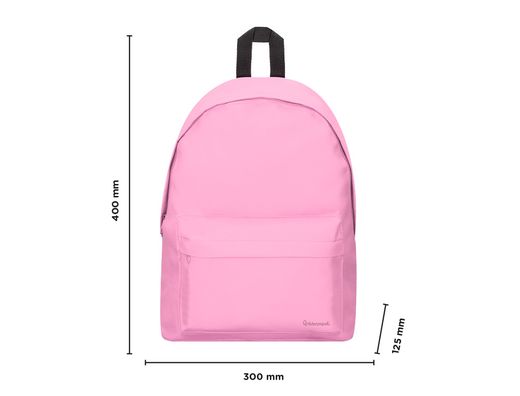 Mochila liderpapel start 1 compartimento rosa 10 l 400x125x300 mm