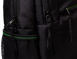 Mochila para portatil q-connect 15,6" negra con asa 2 bolsillos exteriores 320x430x140 mm.