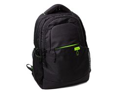 Mochila para portatil q-connect 15,6" negra con asa 2 bolsillos exteriores 320x430x140 mm.