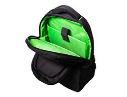 Mochila para portatil q-connect 15,6" negra con asa 2 bolsillos exteriores 320x430x140 mm.