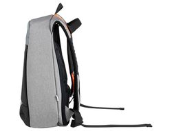 Mochila para portatil q-connect 18" negra / gris poliester impermeable 460x170x310 mm