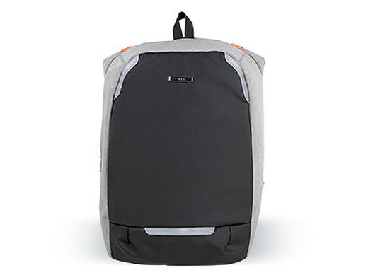Mochila para portatil q-connect 18" negra / gris poliester impermeable 460x170x310 mm