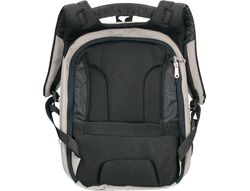 Mochila para portatil q-connect 18" negra / gris poliester impermeable 460x170x310 mm