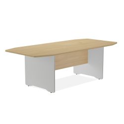 Modelo Kit Meeting Mesa 220 x 100 x 72 Aluminio / Roble