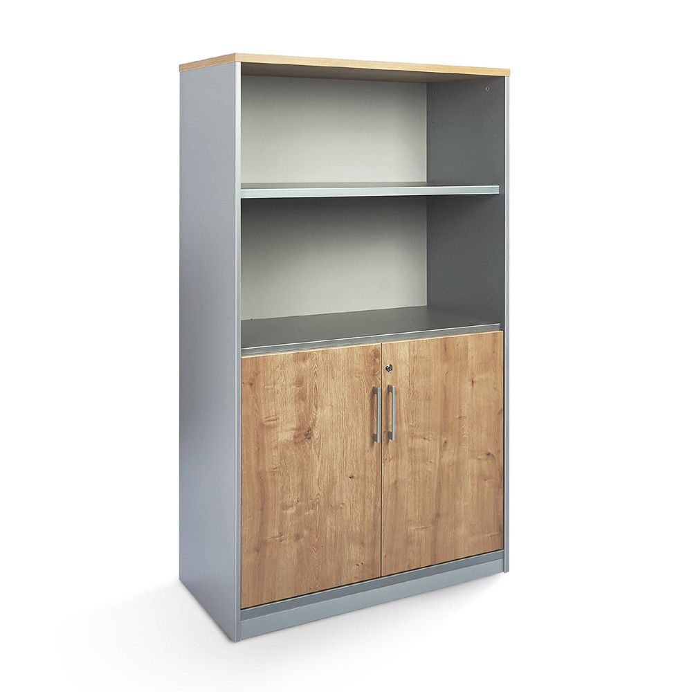 Modelo Kit Store 156 x 90 x 45 Estructura Aluminio/Puertas Roble