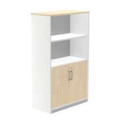 Modelo Kit Store 156 x 90 x 45 Estructura Blanca/Puertas Haya