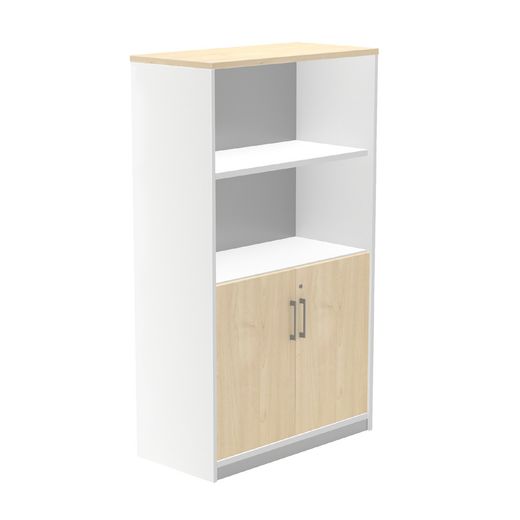 Modelo Kit Store 156 x 90 x 45 Estructura Blanca/Puertas Haya