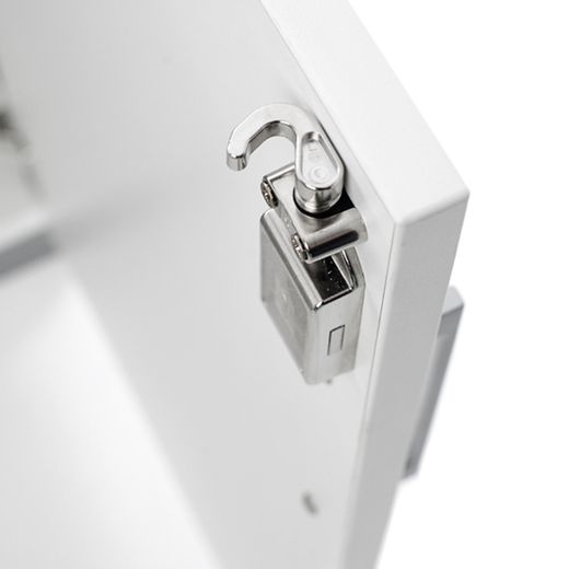 Modelo Kit Store 195 x 90 x 45 Estructura Aluminio/Puertas Roble