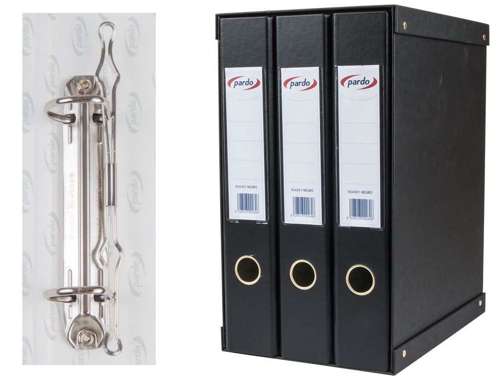 Módulo 3 archivadores Pardo negro