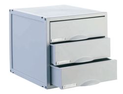 Módulo Archivo 2000 de 3 cajones gris