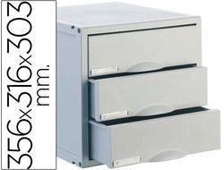 Módulo Archivo 2000 de 3 cajones gris
