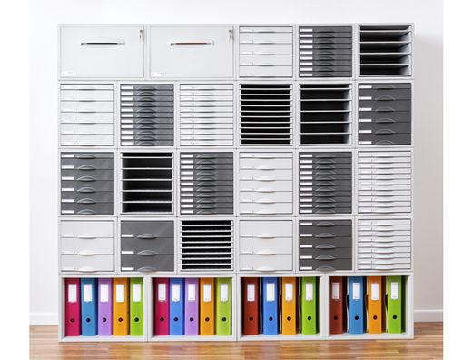 Módulo Archivo 2000 de 5 cajones gris