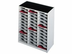 Módulo de archivo gris de 36 casillas Fast Paperflow
