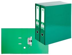 Modulo Liderpapel 2 Archivadores Folio 2 Anillas Mecanismo de Palanc 75Mm Verde