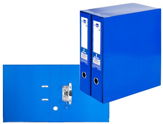 Modulo Liderpapel 2 Archivadores Folio 2 Anillas Mecanismo de Palanca 75Mm Azul