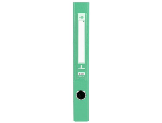 Modulo liderpapel 3 archivadores folio 2 anillas mecanismo de palanca 52mm verde pastel