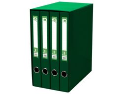 Modulo Liderpapel 4 Archivadores Folio 2 Anillas Mixtas 25Mm Verde