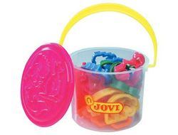 Moldes Modelar Jovi -Cubo con 24 Moldes -6 Modelos