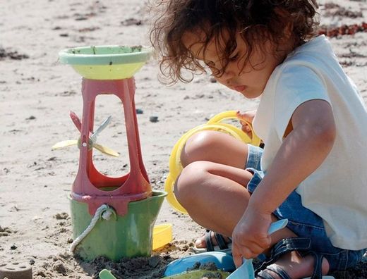 Molino de arena y agua vikingtoys ecoline ecologico y reciclable