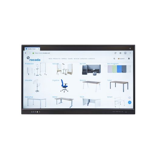 Monitor interactivo 4K LED 86"