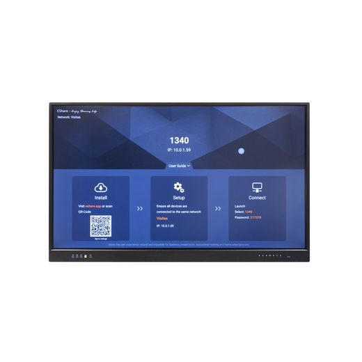 Monitor interactivo 4K LED 86"