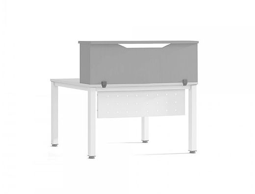 Modulo Recepcion 100 cm Gris / Gris