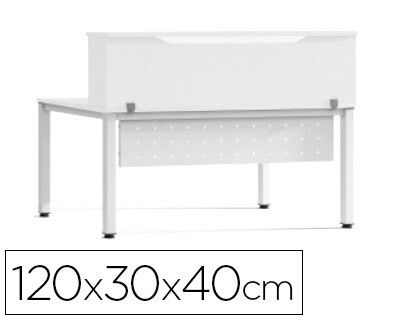 Modulo Recepcion 120 cm Blanco / Blanco