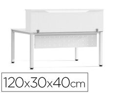 Modulo Recepcion 120 cm Blanco / Blanco