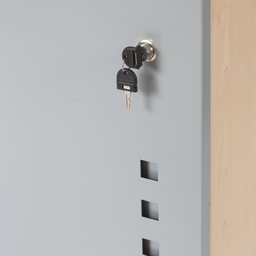 Mueble Móvil Multifuncional Caddy con Estantes Color Haya