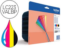 Multipack cartuchos tinta original Brother LC223VALBP