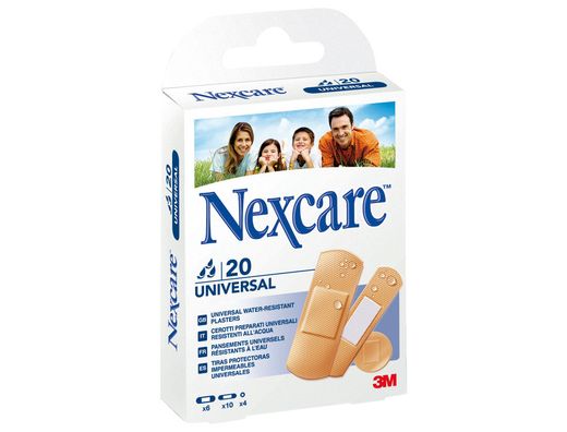 Nexcare 20 tiras universal protectoras impermeables