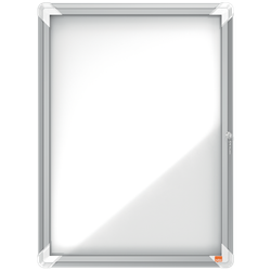NOBO Vitrina de uso exterior magnética capacidad para 4 hojas A4.