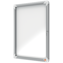 NOBO Vitrina de uso exterior magnética capacidad para 4 hojas A4.
