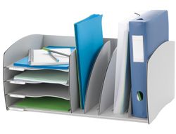 Organizador de armario fast-paperflow gris poliestireno 245x543x340 mm