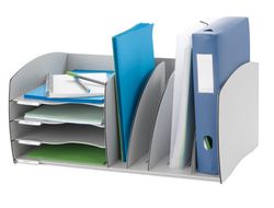 Organizador de armario fast-paperflow gris poliestireno 245x543x340 mm