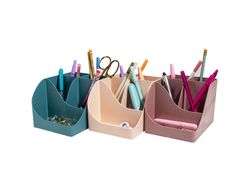 Organizador de sobremesa exacompta skandi color rosa viejo 155x119x109 mm