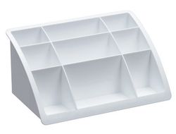 Organizador Sobremesa Plastico Offisys Timeless Blanco 198X128X93 Mm