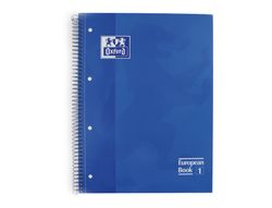 OXFORD Cuaderno School 80h A4 Cuadricula 5x5 Azul Ref.100430197