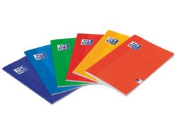 OXFORD Libreta grapada 48h doble raya 2,5 con margen A5 Colores Surtido Ref.100105713