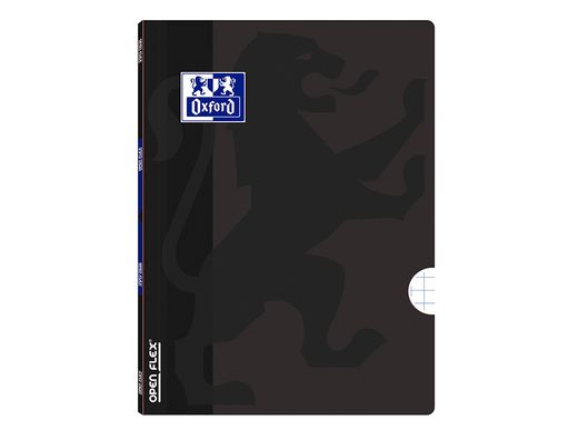 Oxford libreta grapada openflex A4 48h 90g 5x5 negra