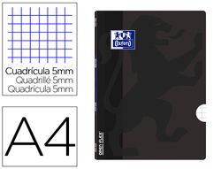 Oxford libreta grapada openflex A4 48h 90g 5x5 negra