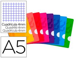 OXFORD Libreta Openflex 48h A5 Cuadricula 4x4 colores Surtidos Ref. 400026392