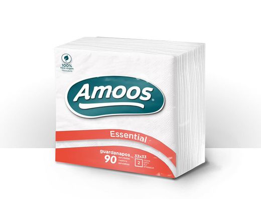 Pack 100 servilletas 2 capas 33x33cm muy suaves 100% fibra pura T6220046