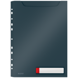 Pack 3 fundas privacidad Leitz Cosy gran capacidad, DIN A4, gris