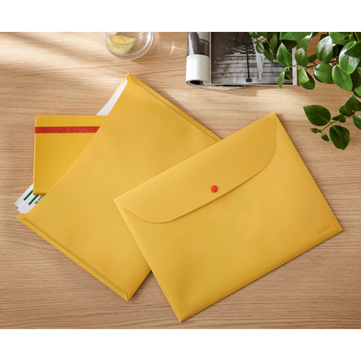Pack 3 sobres privacidad Leitz Cosy, con 2 bolsillos, DIN A4, amarillo